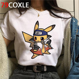 Naruto Summer Harajuku Cool Tshirt Unisex 90s T Shirt Japanese Anime Funny Cartoon T-shirt Streetwear Hip Hop Top Tees Male
