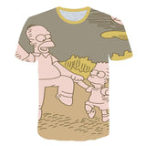 The Simpsons Homer 3d Print T Shirt Bart Simpson House Clothing Homer Simpsons Sweatshirt Costume Men/women Simpson Family Shirt